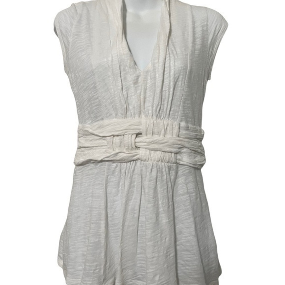 Anthropologie Postcard White Top Size S